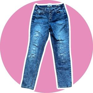 Blueberry Distressed Women Jeans